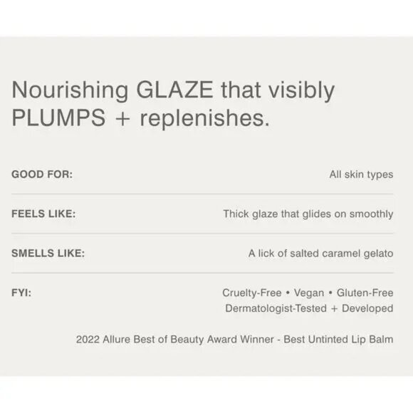 NEW Rhode Shea Butter Peptide Lip Plumping Treatment (Salted Caramel) .3 oz/10ml - Picture 12 of 13